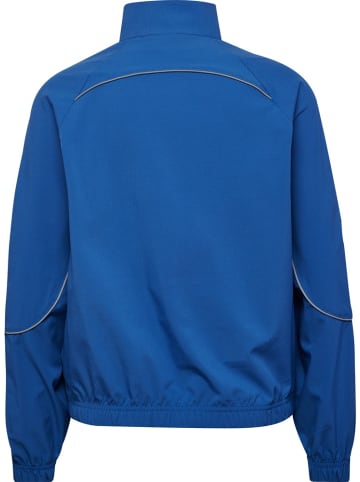 Hummel Trainingsjacke "Pulse Woven W Half Zip" in Blau