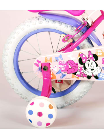 Volare Kinderfahrrad Disney Minnie Cutest Ever Mädchen 14 Zoll Kinderrad Rosa 4 Jahre