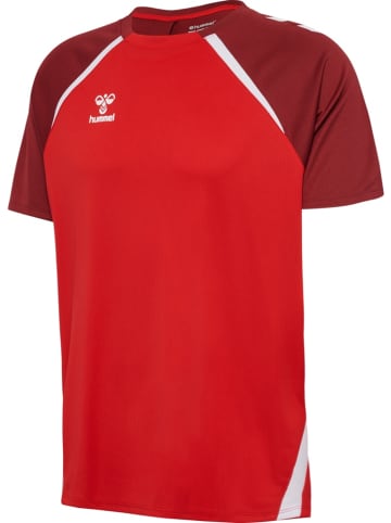 Hummel T-Shirt "Hmllead 2.0 Jersey S/S" in Rot