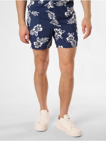 Finshley & Harding London Shorts Wilston in marine weiß