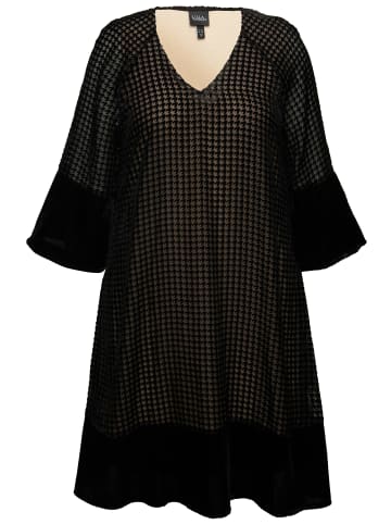 Ulla Popken Midikleid in schwarz