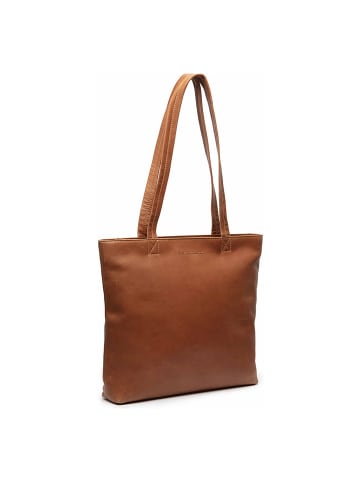 The Chesterfield Brand Alveron Shopper Tasche Leder 33 cm Laptopfach cognac