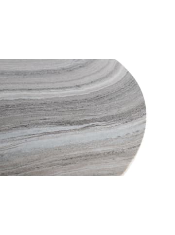 Giner y Colomer Esstisch mit Marmorplatte und Aluminiumfüßen in Brown