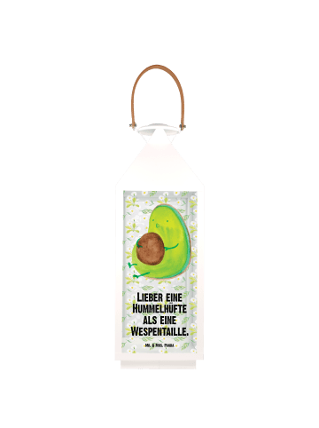 Mr. & Mrs. Panda Laterne Avocado Pfeifen mit Spruch in Transparent