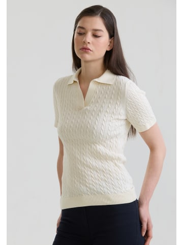 Felix Hardy Polo Shirt Kurzarm in Ecru