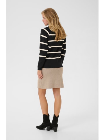 Cream Strickpullover CRDela Loose fit in Black Stripe