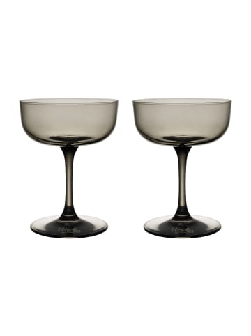 like. by Villeroy & Boch 2er Set Sektschalen / Dessertschalen Like Glass 100 ml in Smoke