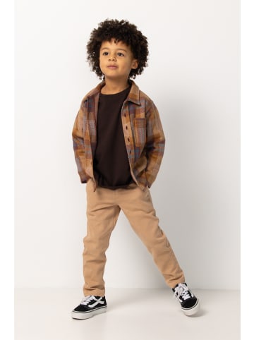 Noppies Hemd Redkey in Check Pattern Light Brown