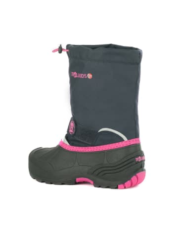 Trollkids Winter Schuhe "Telemark XT" in Marineblau/ Magenta