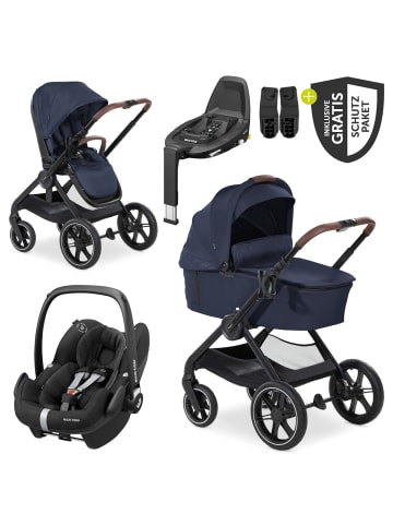 Hauck 4in1 Kinderwagen-Set Walk N Care Trio Set in blau