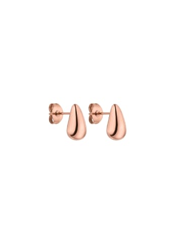 PURELEI Ohrringe Droplet in Rosegold