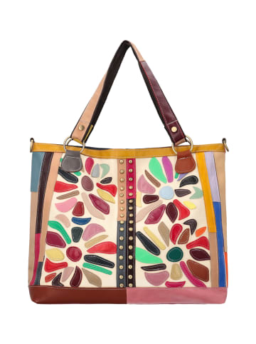 Usha Women Tote Bag in Offwhite Multicolor