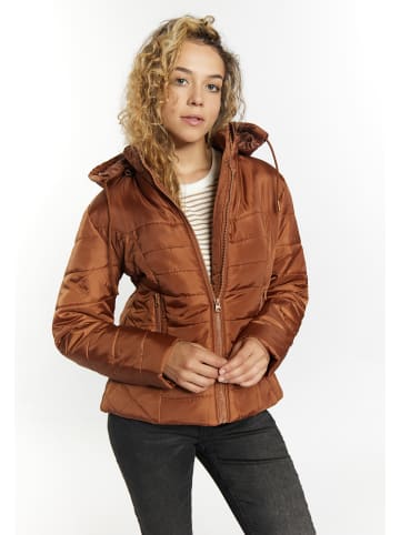 myMo Damen Leicht Wattierte Jacke in Hellbraun