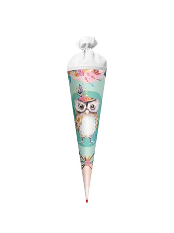 ROTH Schultüte groß Eule Lieselotte 70 cm in Grün