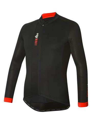 rh+ Fahrradtrikot Long Sleeve Jersey in black-red code
