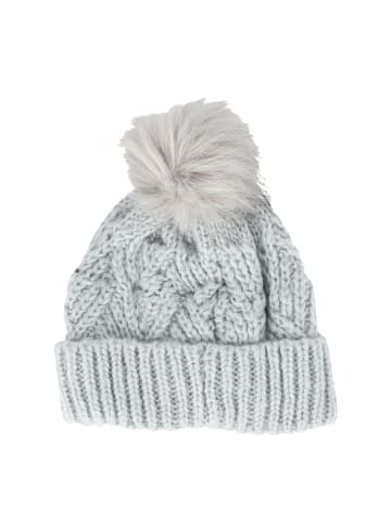 Zigzag Mütze Rachel in 1005 Light Grey