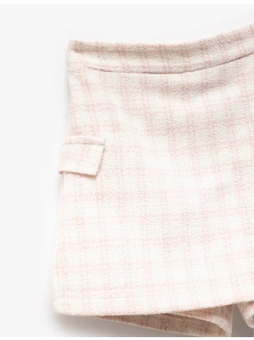 KOTON KURZHOSEN in Rosa Karomuster