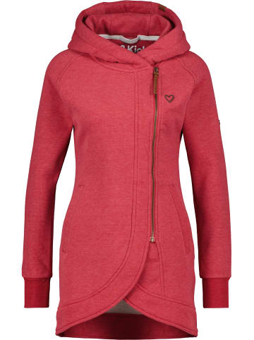 alife and kickin Kapuzensweatjacke, Sweatjacke, Kapuzenjacke MaryAK A in cranberry melange