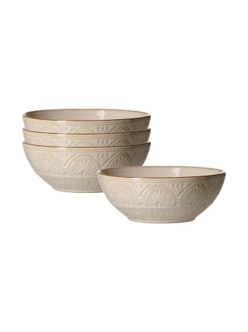 Ritzenhoff & Breker 4er Set Speiseteller Omara in Beige ø 19,5 cm in beige