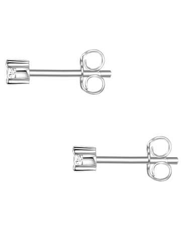 Glanzstücke München Ohrstecker aus Sterling Silber mit Zirkonia in silber