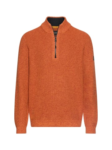 Camel Active Strick-Troyer in melierter Optik in Orange