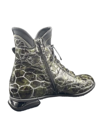 SIMEN Schnürstiefeletten in Grün