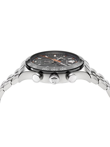 Versace Analoguhr für Herren in silber