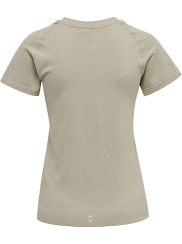 Hummel Hummel T-Shirt Hmlmt Yoga Damen Feuchtigkeitsabsorbierenden Nahtlosen in CHATEAU GRAY