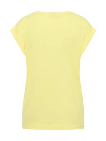 ELBSAND T-Shirt Eldis in Bright Yellow Melange