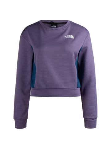 The North Face Sweatshirt Mountain Crew Fleece in violett / blau