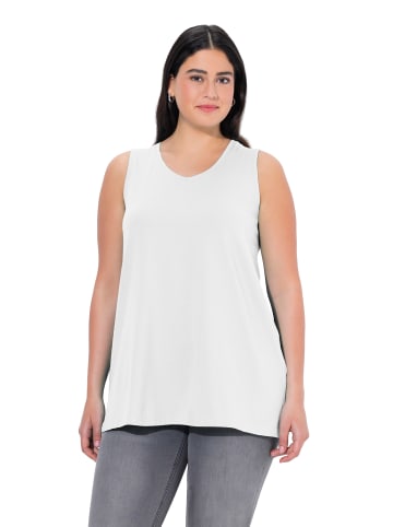 Ulla Popken Shirt in schneeweiß