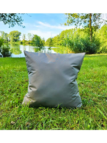 JACK 1x Outdoor Kissenhülle 50x50cm Uni in Grau