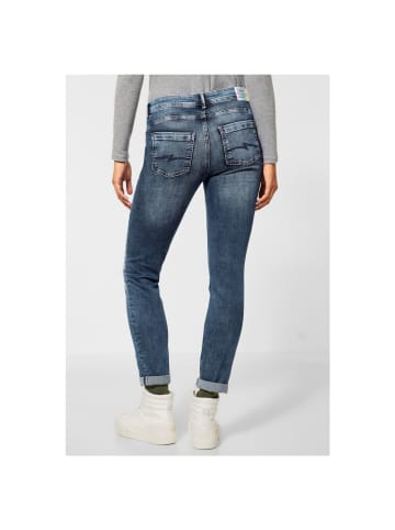 Street One Jeans in destroyed indigo wash