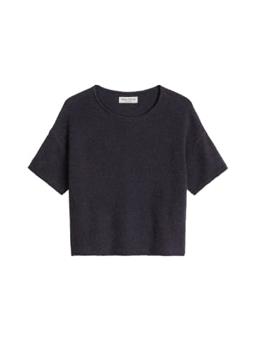 Marc O'Polo Kurzarm-Pullover oversize in Blue Graphite