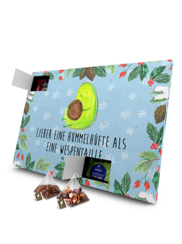 Mr. & Mrs. Panda Adventskalender Avocado Pfeifen mit Spruch in Eisblau