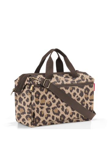 Reisenthel travelling allrounder S pocket - Reisetasche 39 cm (twist navy) in leo macchiato