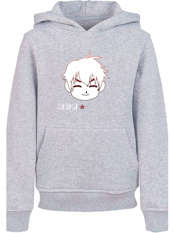 F4NT4STIC Hoodie Manga Boy Japan in grau meliert