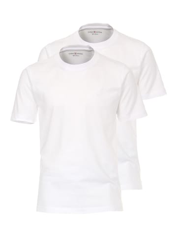 Casa moda T-Shirt Basic in Weiß