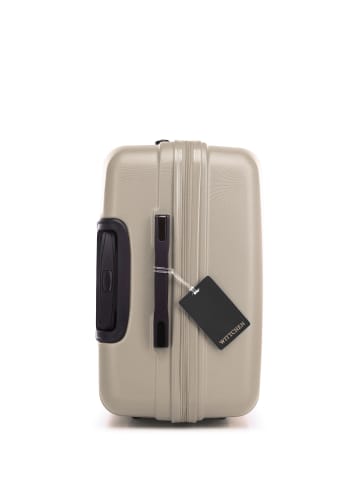 Wittchen LARGE SUITCASE FROM ABS WITH LUGGAGE TAG in Beige