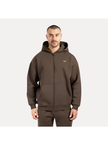 SMILODOX Zip Hoodie Cedrik in Braun