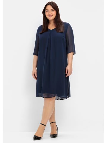sheego Cocktailkleid in marine