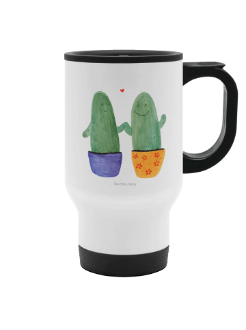 Mr. & Mrs. Panda Kaffeebecher Kaktus Liebe ohne Spruch in Weiß