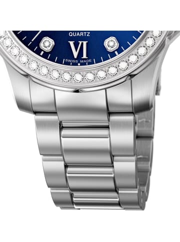 Jaguar Analog-Armbanduhr Jaguar Cosmopolitan silber mittel (ca. 34mm)