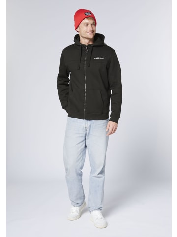 Chiemsee Kapuzensweatjacke in Schwarz