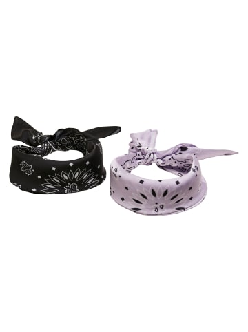 Urban Classics Bandana in black/lilac