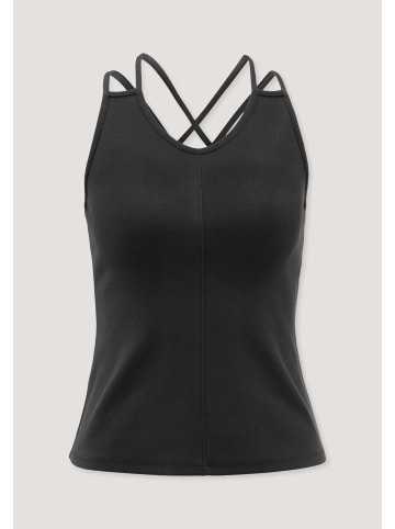 Hessnatur Hessnatur Top Fitted ACTIVE COMFORT aus Bio-Baumwolle in schwarz