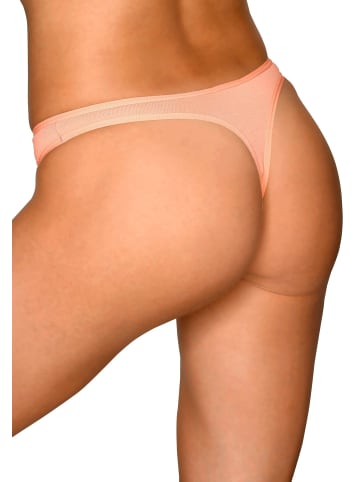 PETITE FLEUR String in beige, schwarz