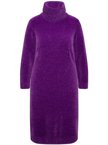 Ulla Popken Midikleid in dunkles violett