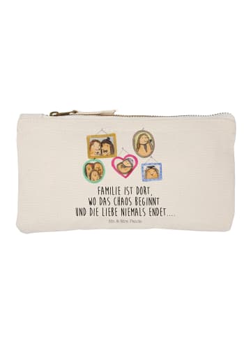 Mr. & Mrs. Panda Etui Igel Familie mit Spruch in Weiß