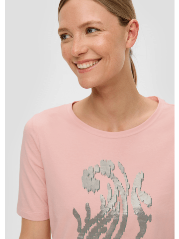 s.Oliver T-Shirt kurzarm in Pink